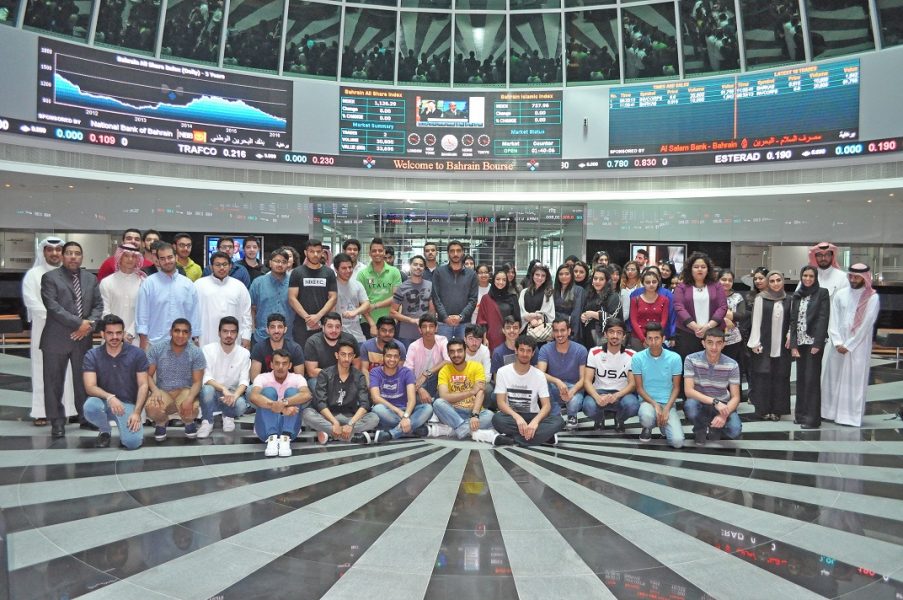 Bahrain-Bourse-Receives-BIBF-Students